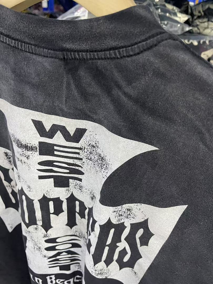 West Coast Choppers Vintage Washed Grey Cross Graphic sweatshirt