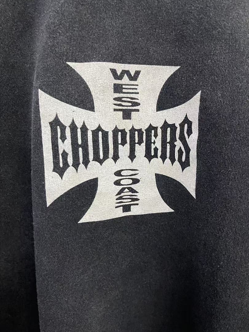 West Coast Choppers Vintage Washed Grey Cross Graphic sweatshirt