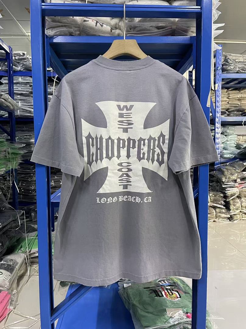 West Coast Choppers 26SS "West‑Coast Collab" Wasteland Washed Vintage Tee