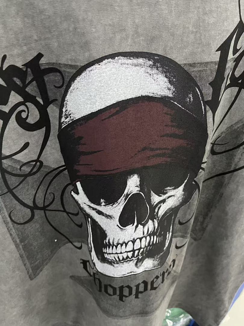 West Coast Choppers 26SS Vintage 90s West‑Coast Biker Skull Graphic Sleeveless Tank Top