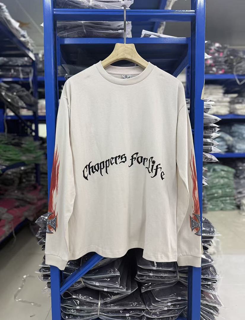 West Coast Choppers Vintage Washed Cross Flame Graphic sweatshirt