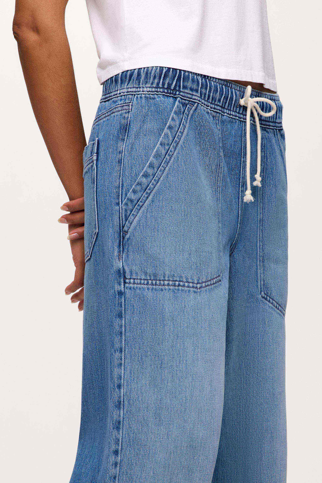 Pull-On Denim Pant | June