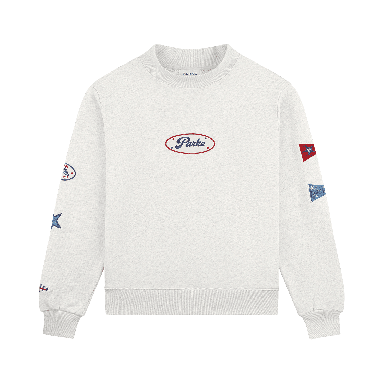 Flagship Mockneck - Heather Grey Patch