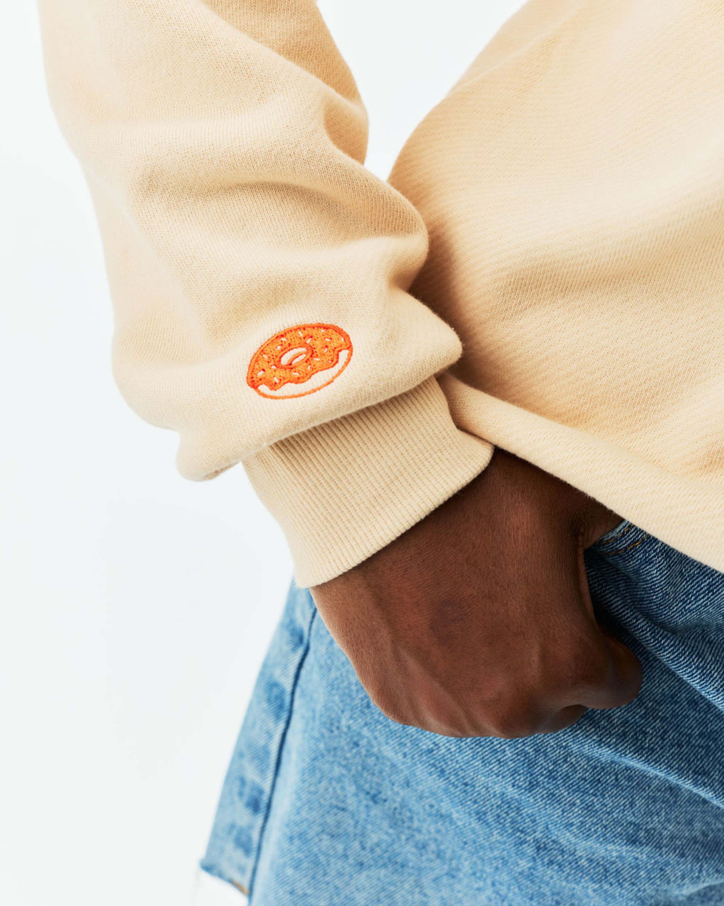 Parke x Dunkin' Varsity Mockneck - Latte