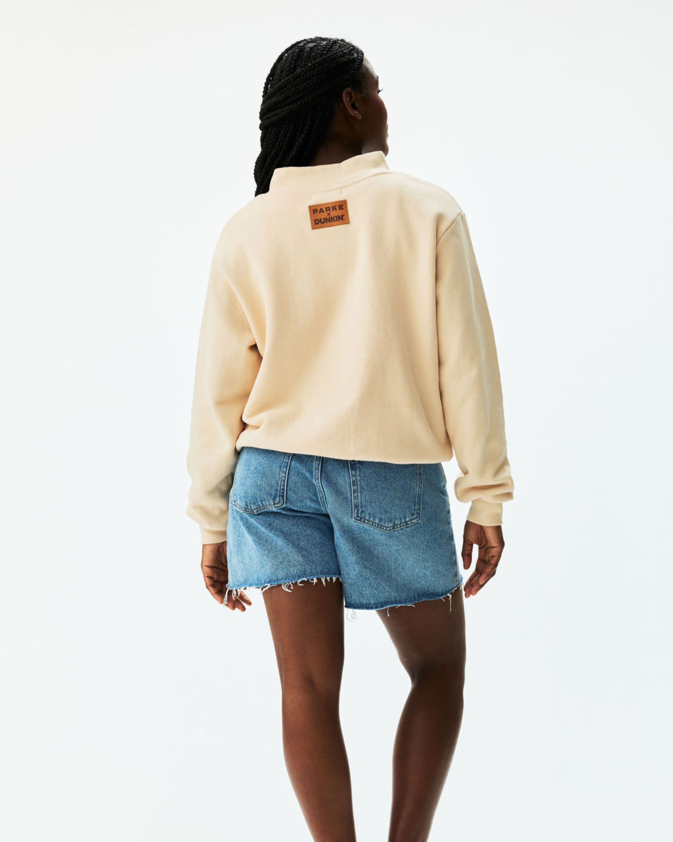 Parke x Dunkin' Varsity Mockneck - Latte
