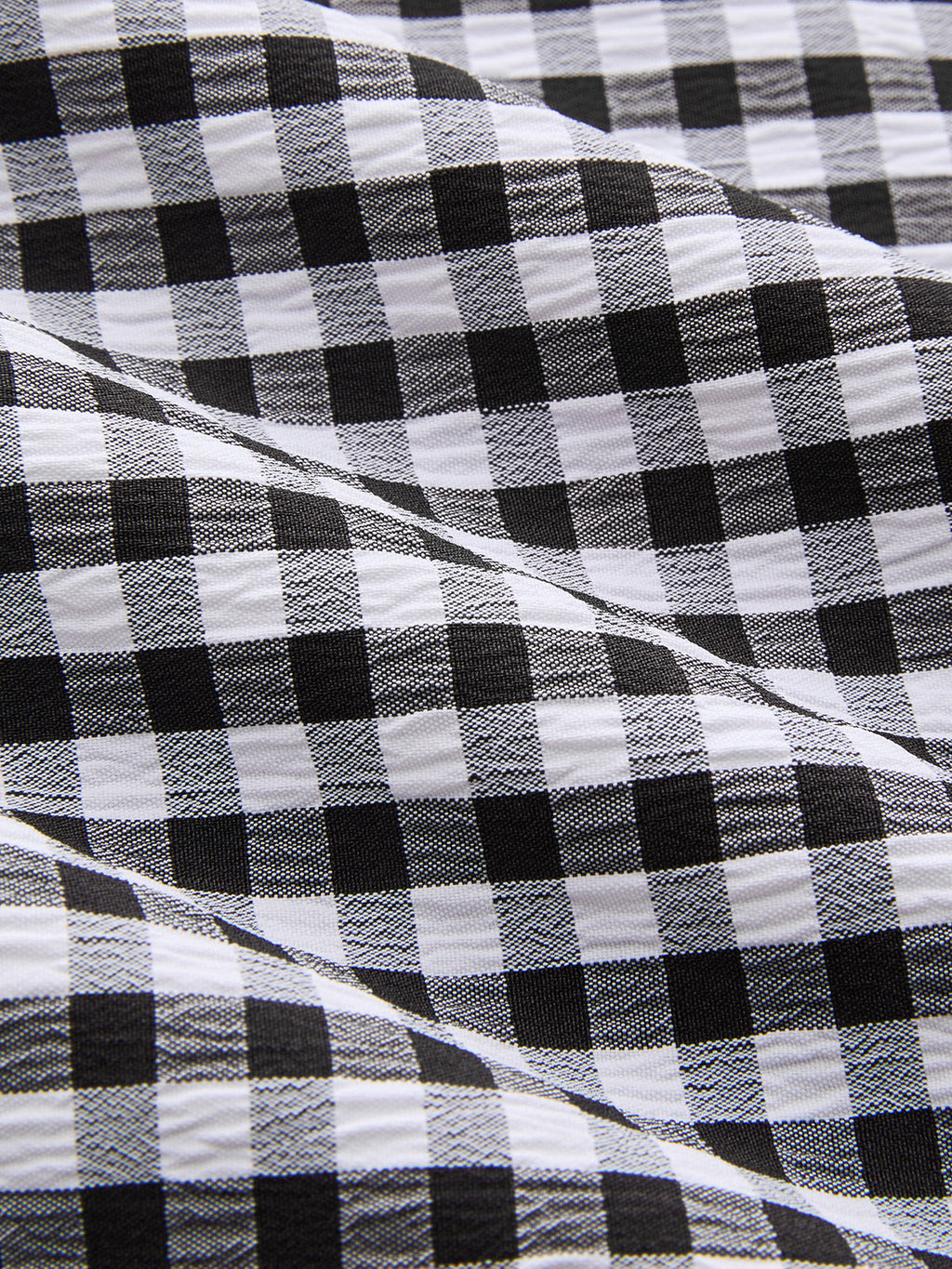 Gingham Ruffled Asymmetric Maxi Skirt