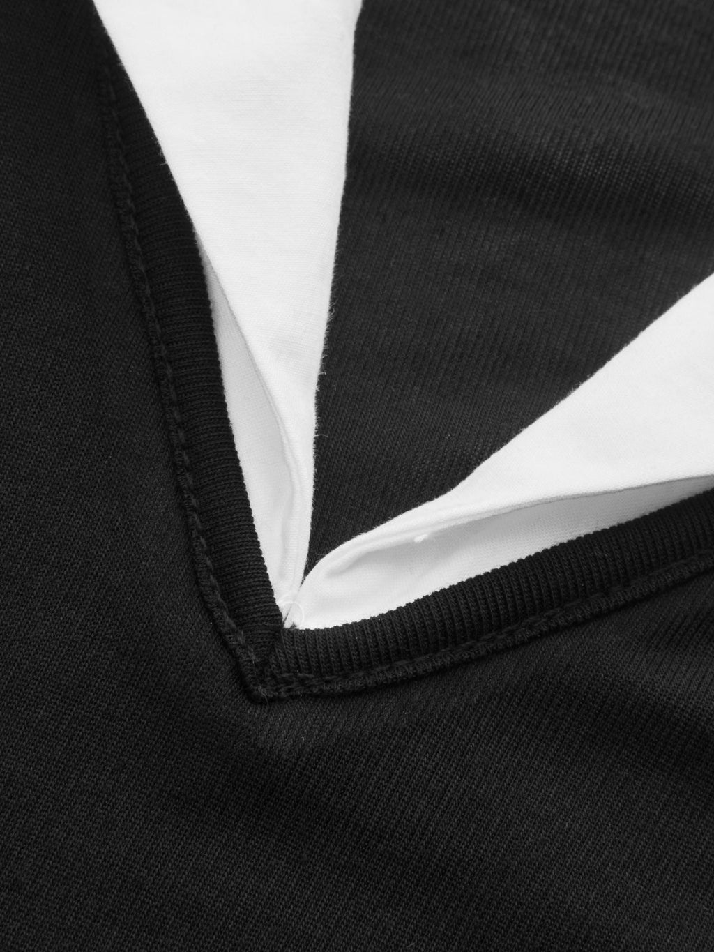 Contrast Lapel Fitted Long Sleeve Top