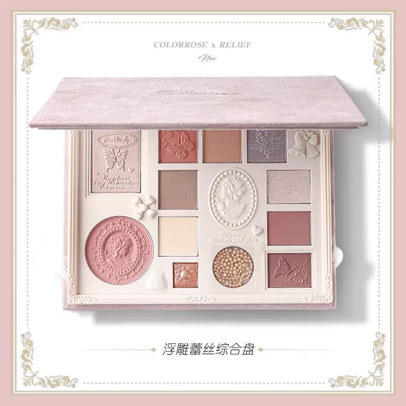 Colorrose 12 Color Embossed Eyeshadow Palette