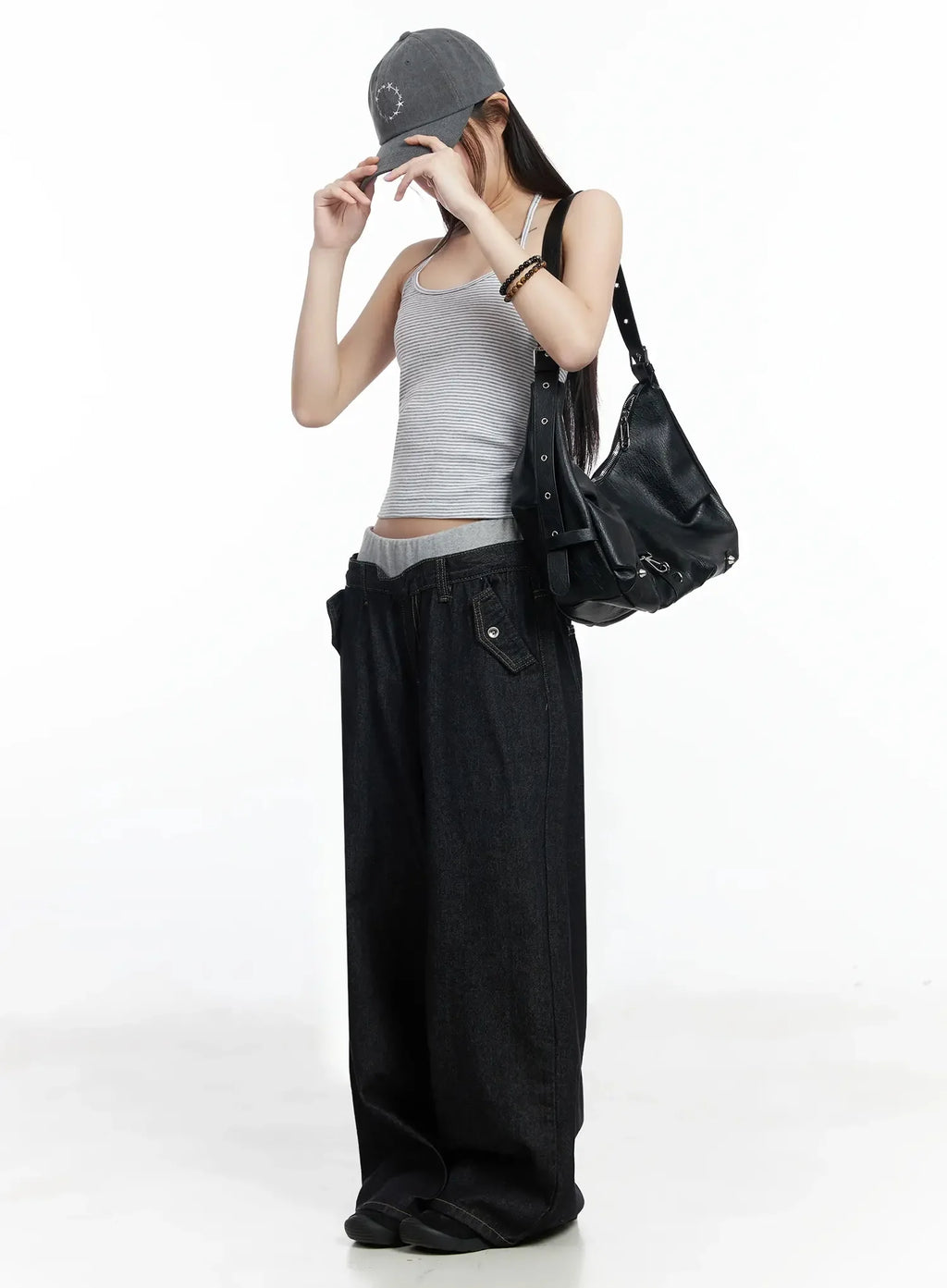 Striped Halter Tank Top IM506