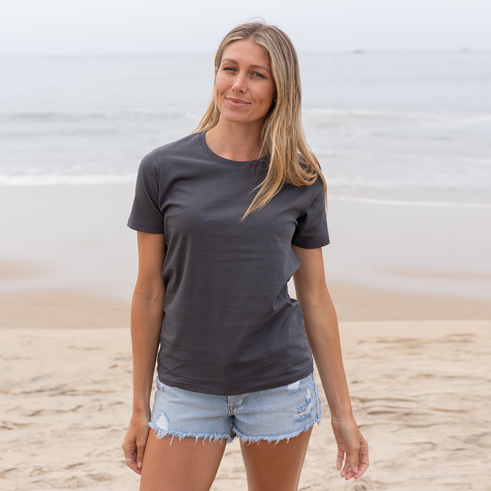 Womens Short Sleeve Crew Neck