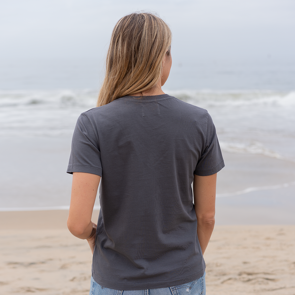 Womens Short Sleeve V-neck