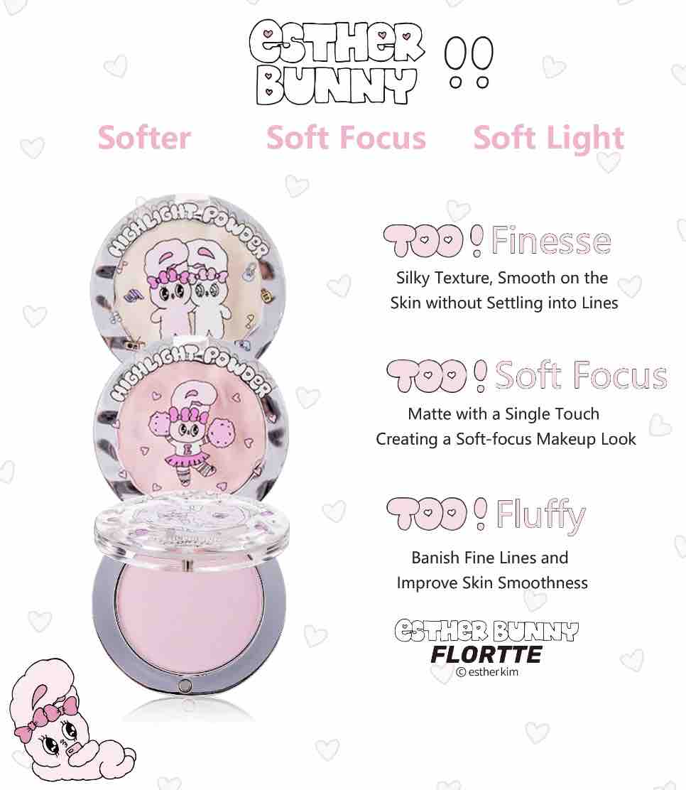Flortte Esther Bunny Highlighter Powder