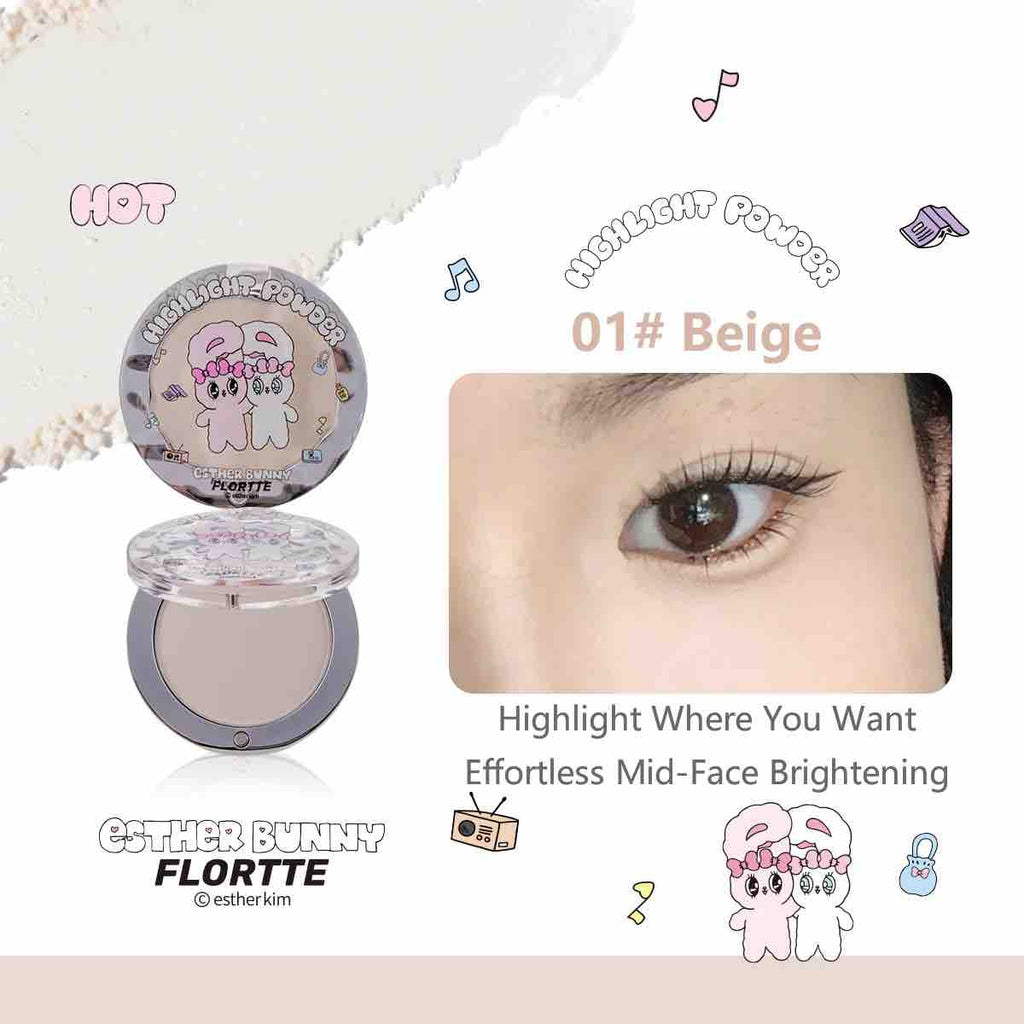 Flortte Esther Bunny Highlighter Powder