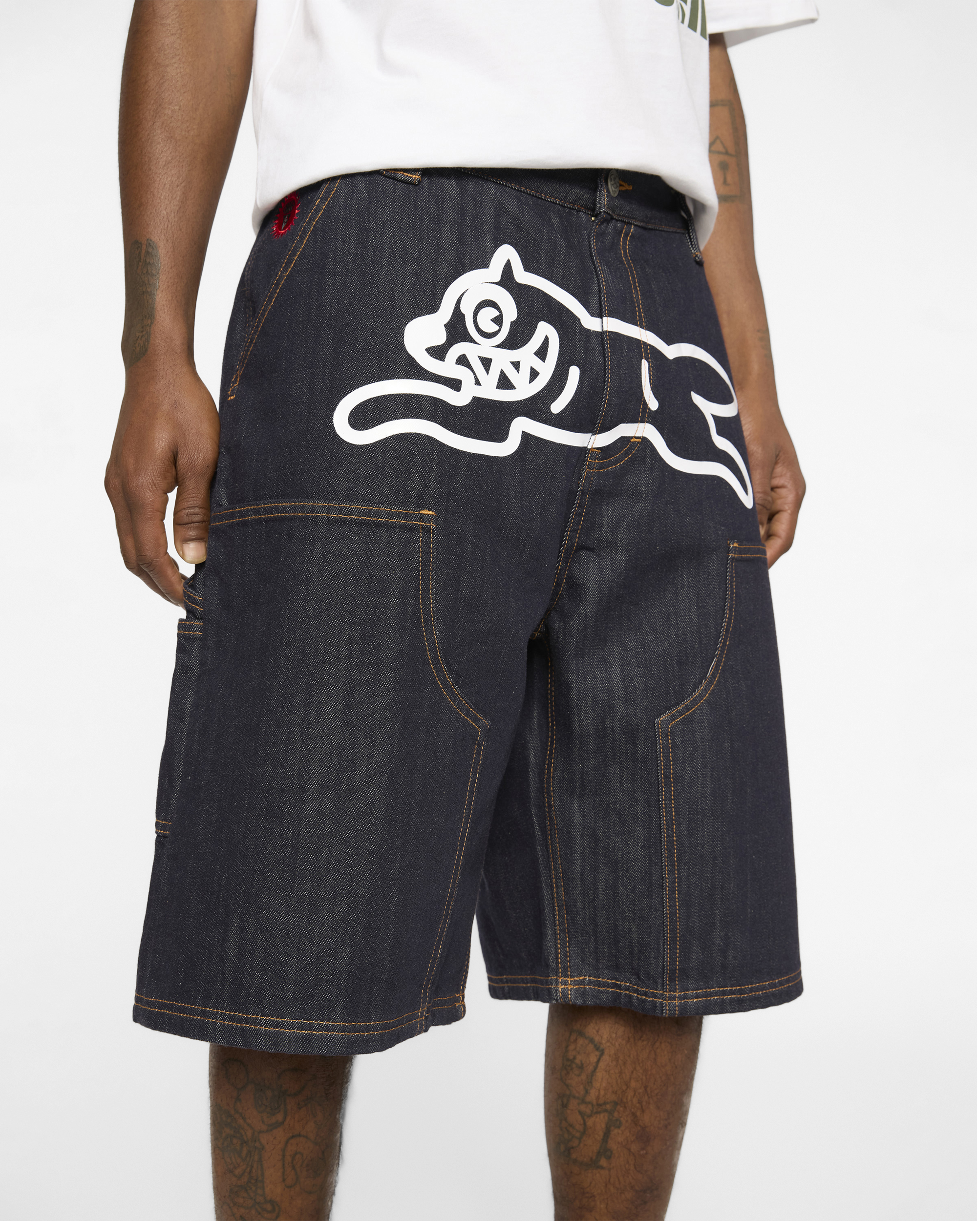 Selvedge Running Dog Denim Carpenter Short