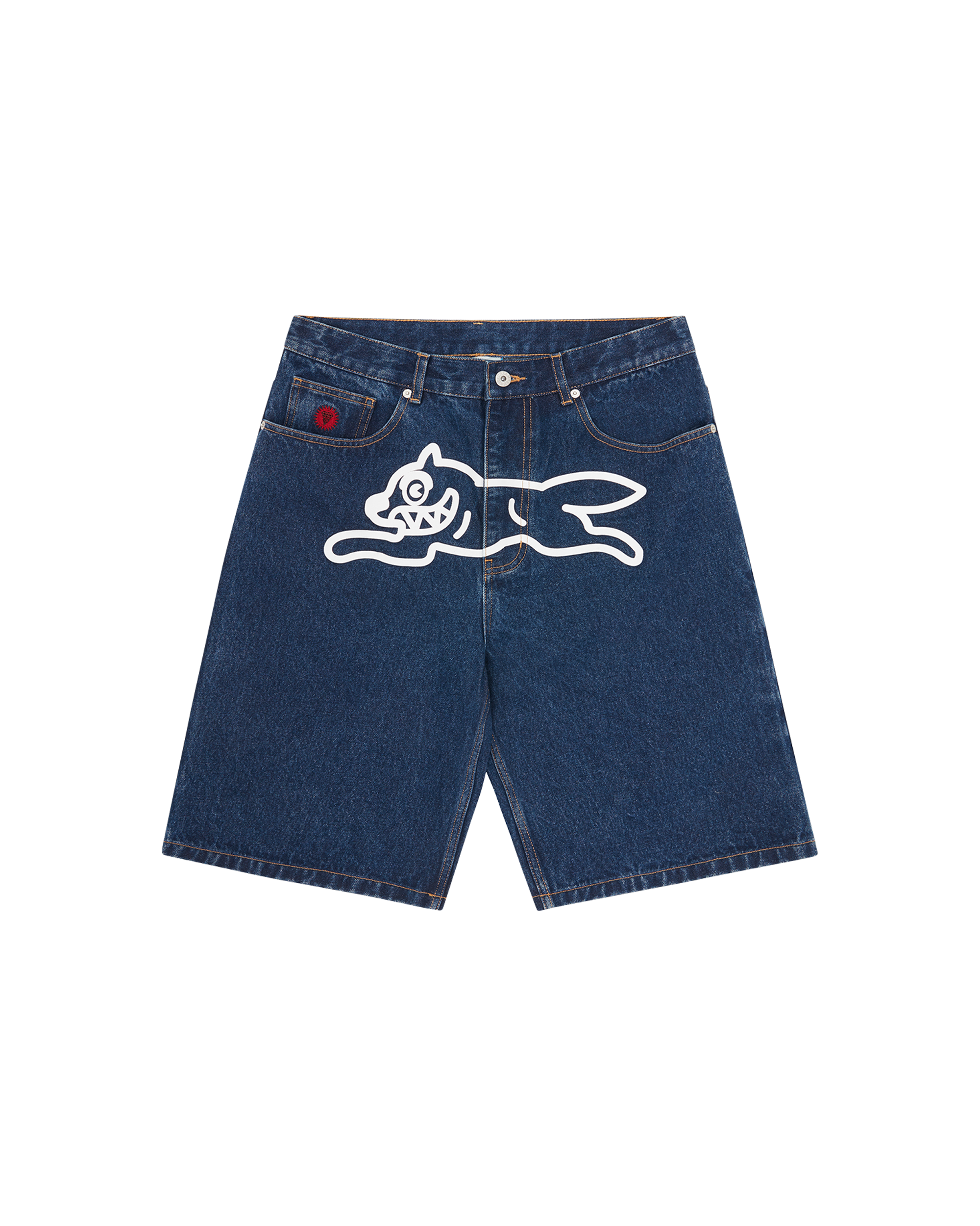Running Dog Denim Shorts