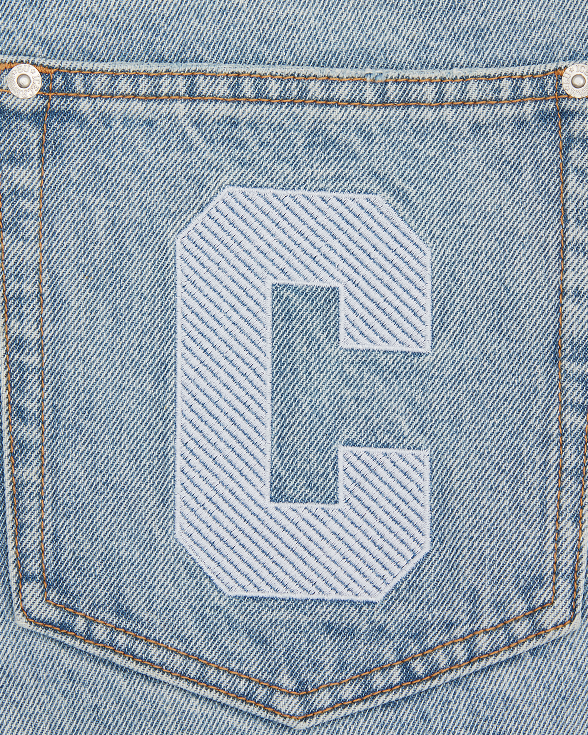 Running Dog Denim Shorts