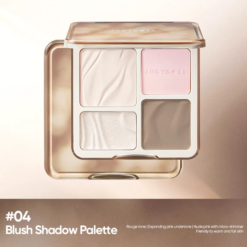 Judydoll 2 IN 1 Highlighter Contour Palette