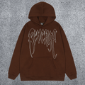 REVENGE hoodie correct version letter skull keel print American street fashion brand hip-hop high street hoodie (63)