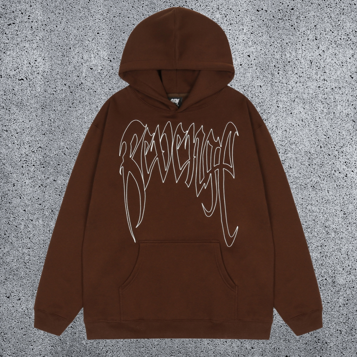 REVENGE hoodie correct version letter skull keel print American street fashion brand hip-hop high street hoodie (63)