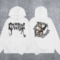 REVENGE hoodie correct version letter skull keel print American street fashion brand hip-hop high street hoodie (12)
