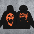 REVENGE hoodie correct version letter skull keel print American street fashion brand hip-hop high street hoodie (58)