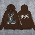 REVENGE hoodie correct version letter skull keel print American street fashion brand hip-hop high street hoodie (4)