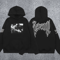 REVENGE hoodie correct version letter skull keel print American street fashion brand hip-hop high street hoodie (18)