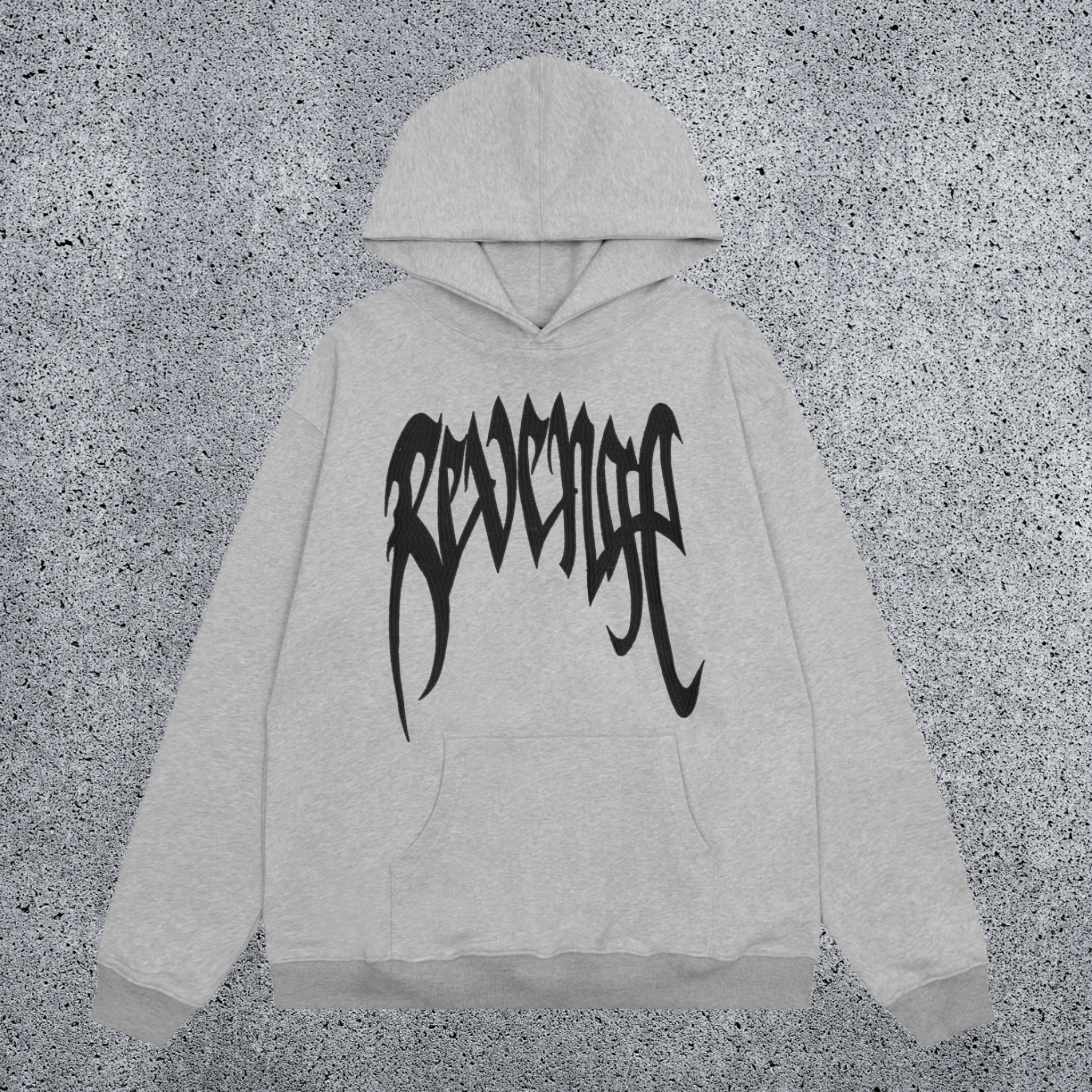 REVENGE hoodie correct version letter skull keel print American street fashion brand hip-hop high street hoodie (24)