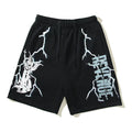 American high street fashion brand REVENGE limited edition lightning letter XXTENTACION shorts XXX revenge (1)