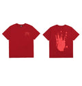 Tide brand REVENGE short sleeved high street American couple loose keel smoke skull lightning letter hip-hop T-shirt (18)