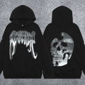 REVENGE hoodie correct version letter skull keel print American street fashion brand hip-hop high street hoodie (34)