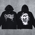 REVENGE hoodie correct version letter skull keel print American street fashion brand hip-hop high street hoodie (46)