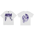 Tide brand REVENGE short sleeved high street American couple loose keel smoke skull lightning letter hip-hop T-shirt (45)