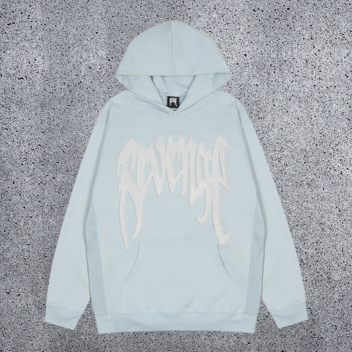 REVENGE hoodie correct version letter skull keel print American street fashion brand hip-hop high street hoodie (55)
