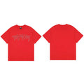 Tide brand REVENGE short sleeved high street American couple loose keel smoke skull lightning letter hip-hop T-shirt (71)