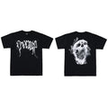 Tide brand REVENGE short sleeved high street American couple loose keel smoke skull lightning letter hip-hop T-shirt (11)