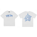 Tide brand REVENGE short sleeved high street American couple loose keel smoke skull lightning letter hip-hop T-shirt (74)