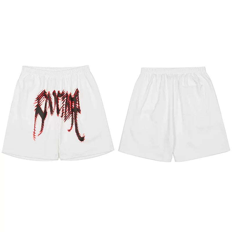 Revenge xxxten Embroidered Shorts Summer Men's American Quarter Pants Loose Heavy Shadow Breathable Casual Basketball Pants (7)