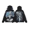 Revenge jacket with embroidered letters and logo for autumn and winter, zipper cardigan, sweatshirt, men's and women's loose casual hoodie, trendy (5)