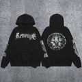 REVENGE hoodie correct version letter skull keel print American street fashion brand hip-hop high street hoodie (68)