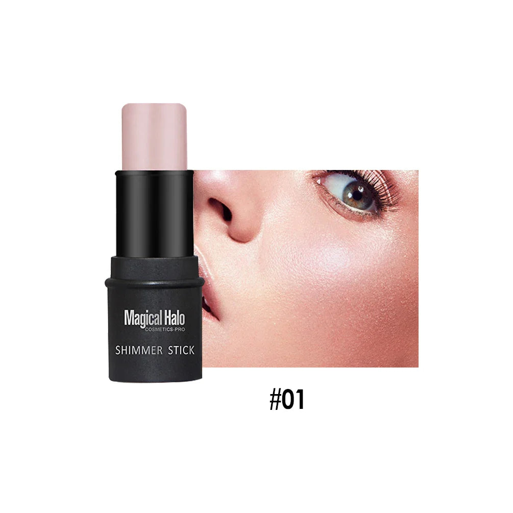 2 Colors Highlight For Face Cosmetic Face Brighten Highlighter Stick Face Contour Bronzer Shimmer Illuminator Stick Makeup Tools