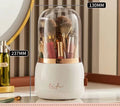 360° Rotating Makeup Brushes Holder Portable Desktop Cosmetic Organizer