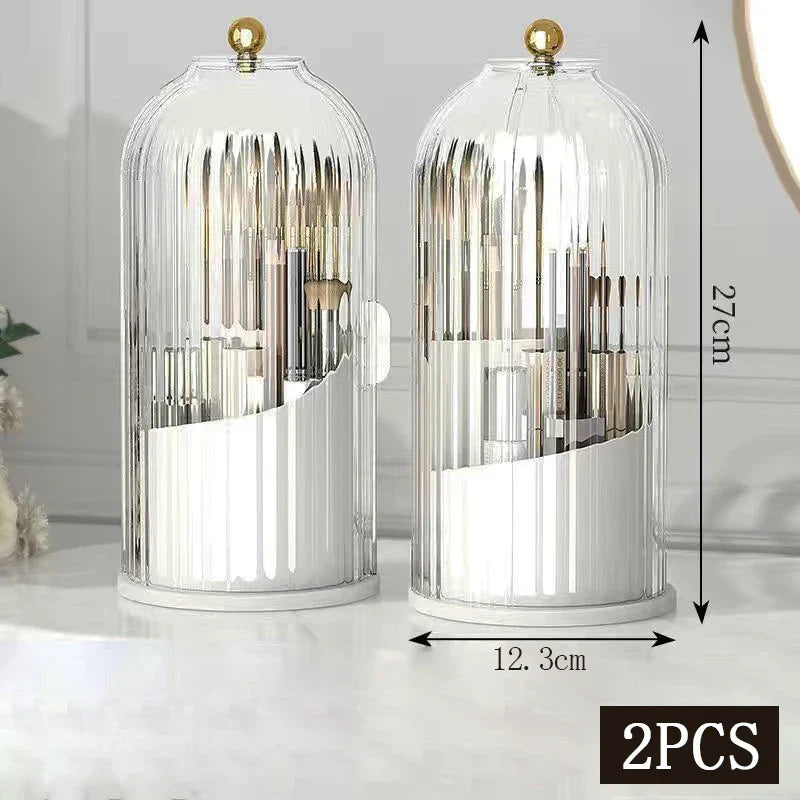 360° Rotating Makeup Brush Holder