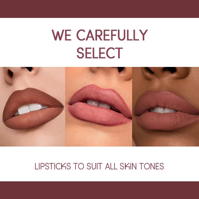 2-in-1 Matte Lipstick & Lip Liner Set – 12 Colors Lip Pencil, High Pigment, Waterproof, Long-Lasting Lipstick for Lips Makeup