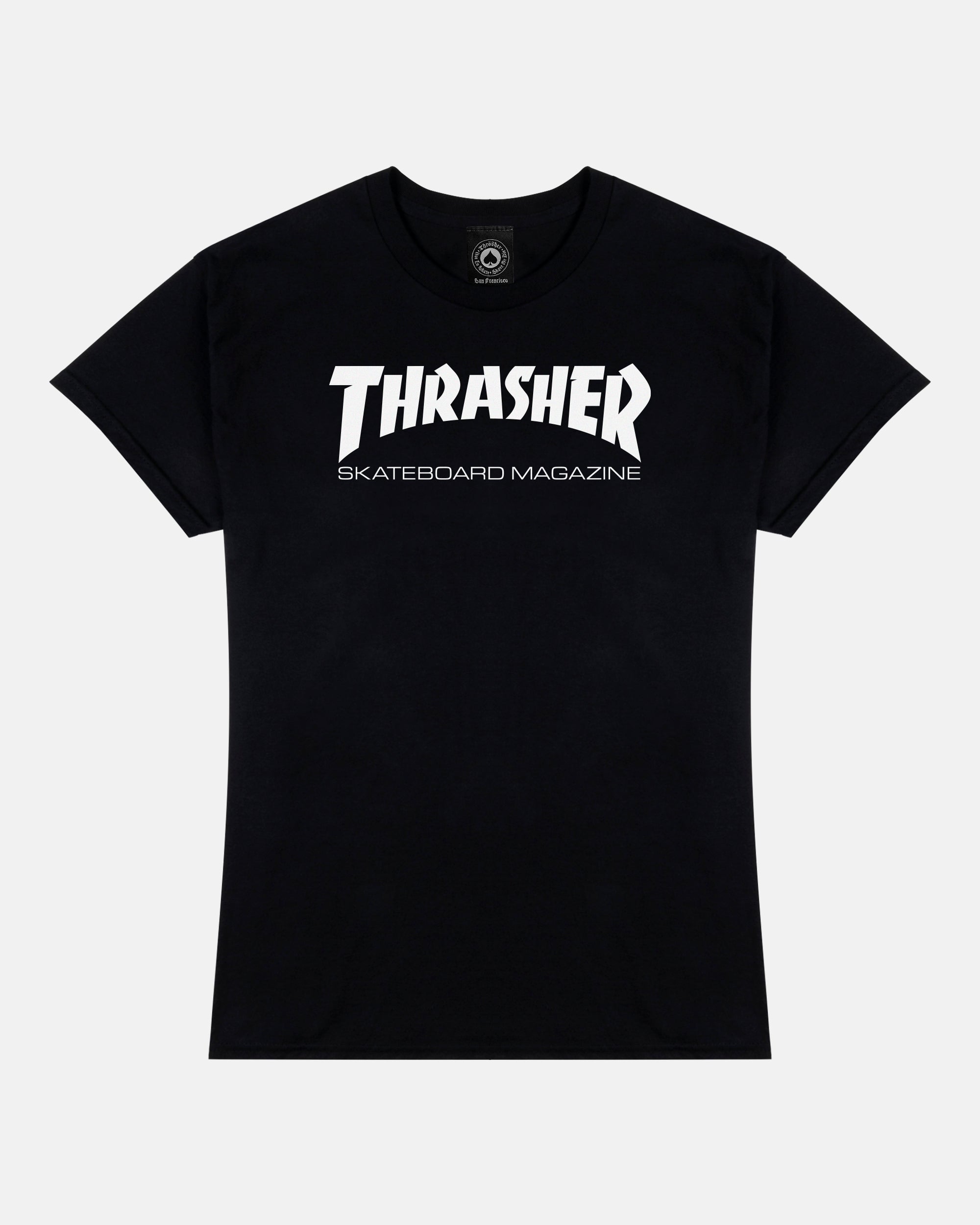 SKATE MAG - WOMENS TSHIRT - BLACK