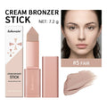 Cream Bronzer Stick and Contour Stick Bronzing Contouring Instant Highlights Dark Circles Face Contour Facial Foundation Makeup