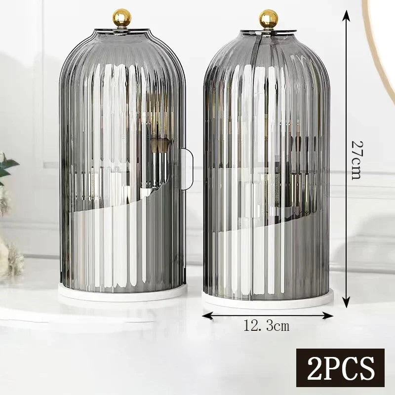 360° Rotating Makeup Brush Holder
