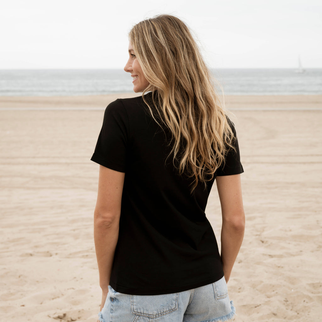 Womens Heavyweight Short Sleeve Crew Neck