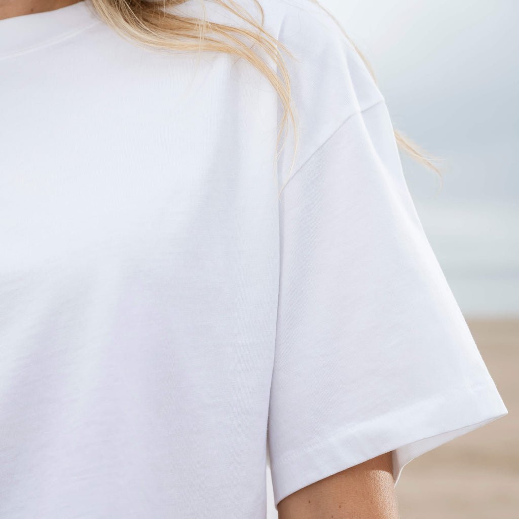 Womens Boxy Crop Heavyweight Tee