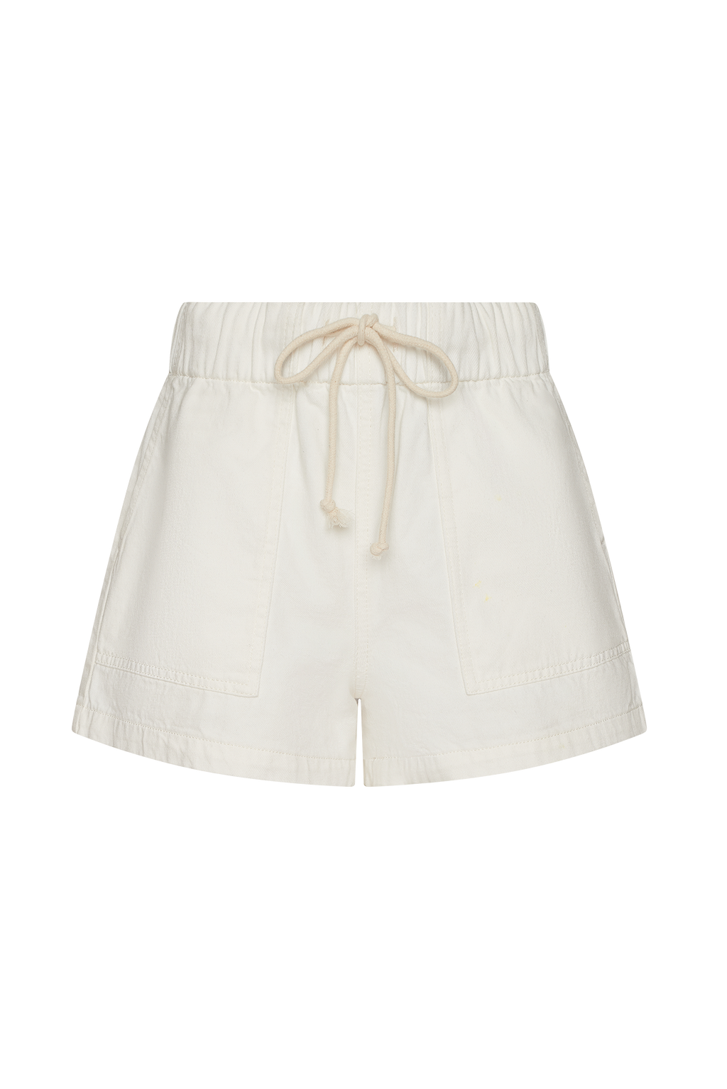 Pull-On Denim Short | Linen